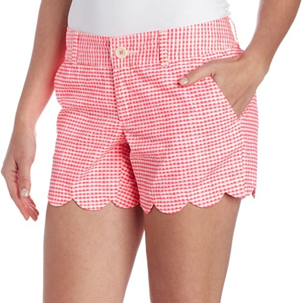 Lilly Pulitzer Fiesta Pink Gingham Buttercups